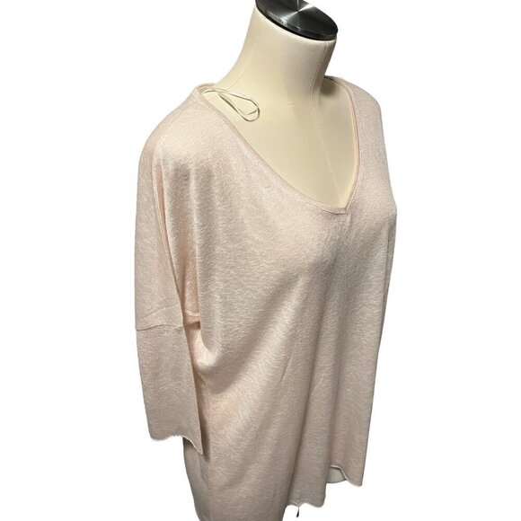 Champagne vneck blouse by Nostalgia - Picture 2 of 12